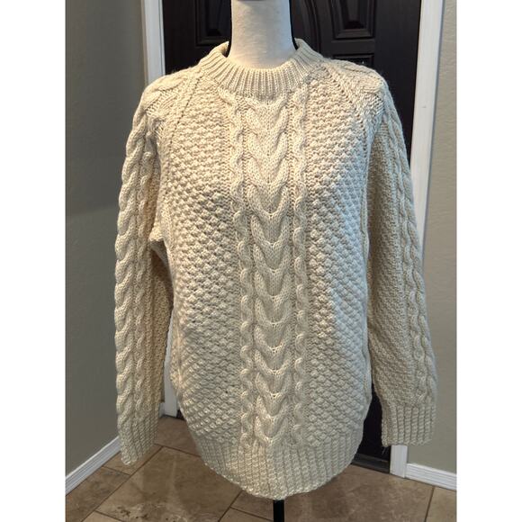 Kilgour, French & Stanbury Other - Kilgour, French & Stanbury Handknit Wool Fisherman's Sweater